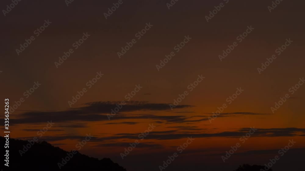 Sunset landscape at Phuket, timelapse Sunset landscape at Phuket, timelapse