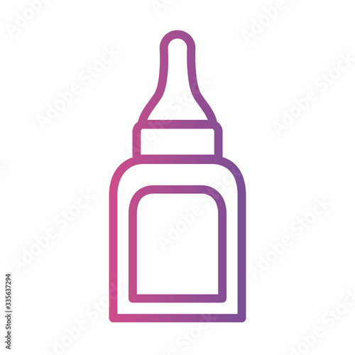 medicine drug dropper linear gradient style icon