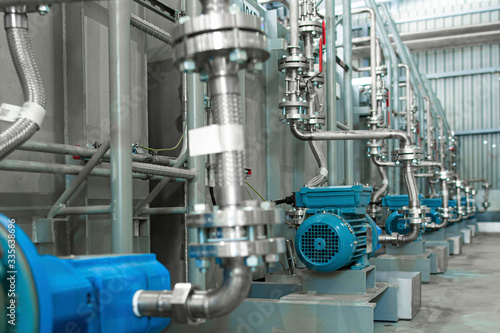Additive pump station in petrochemical technology