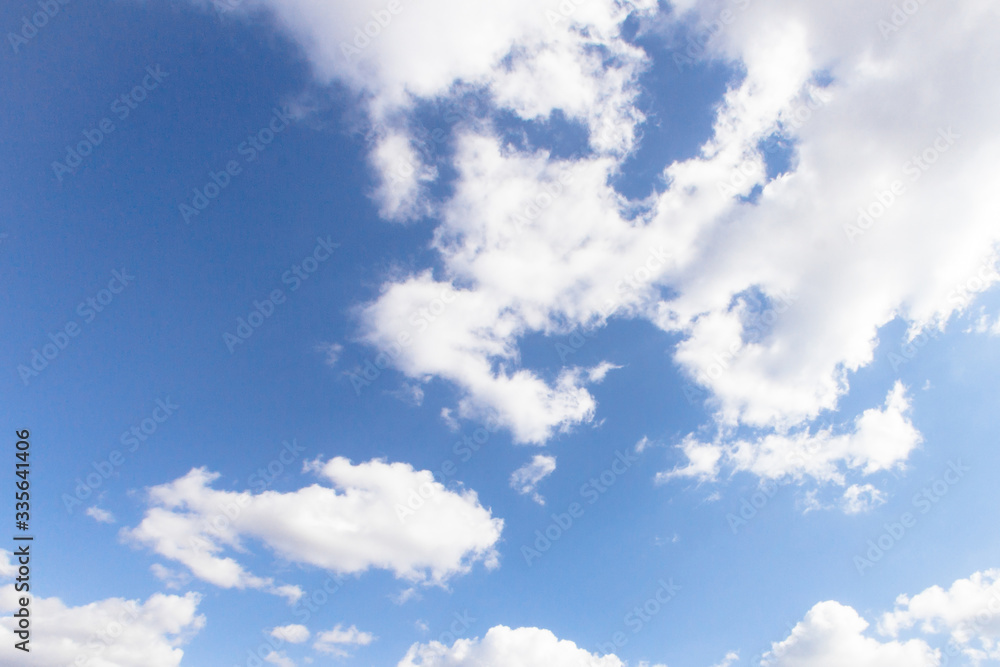 blue sky with white clouds in fine weather blue sky with white clouds in fine weather