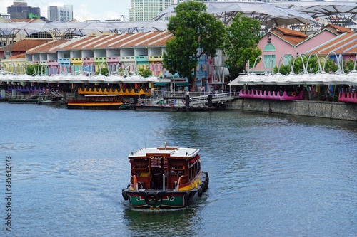 clarke quay area in singapore