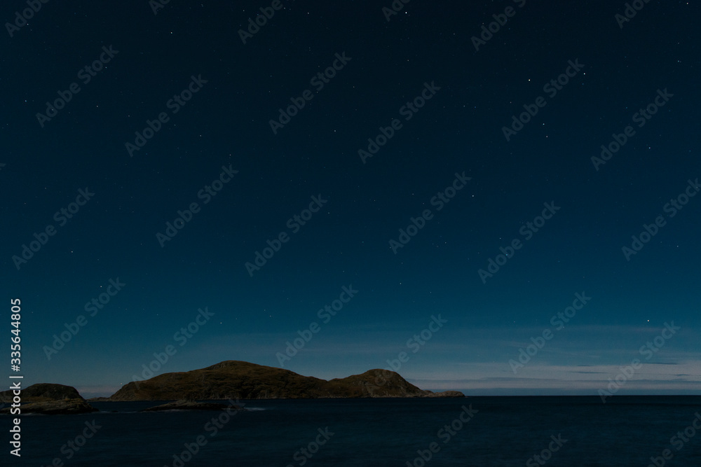 night view of the sea night view of the sea
