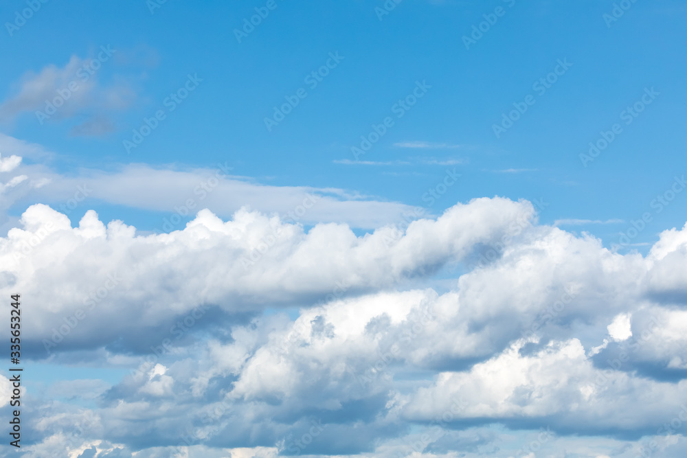 overcast blue sky with high white perist clouds overcast blue sky with high white perist clouds