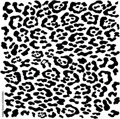 Leopard pattern design, vector illustration background. Animal design. Brown, orange, yellow