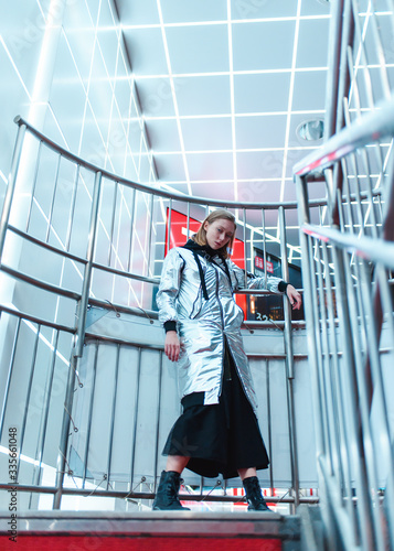Canvas Print Fashion shooting in Asian style, in Tokyo