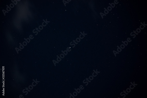 Blue Sky with stars and clouds