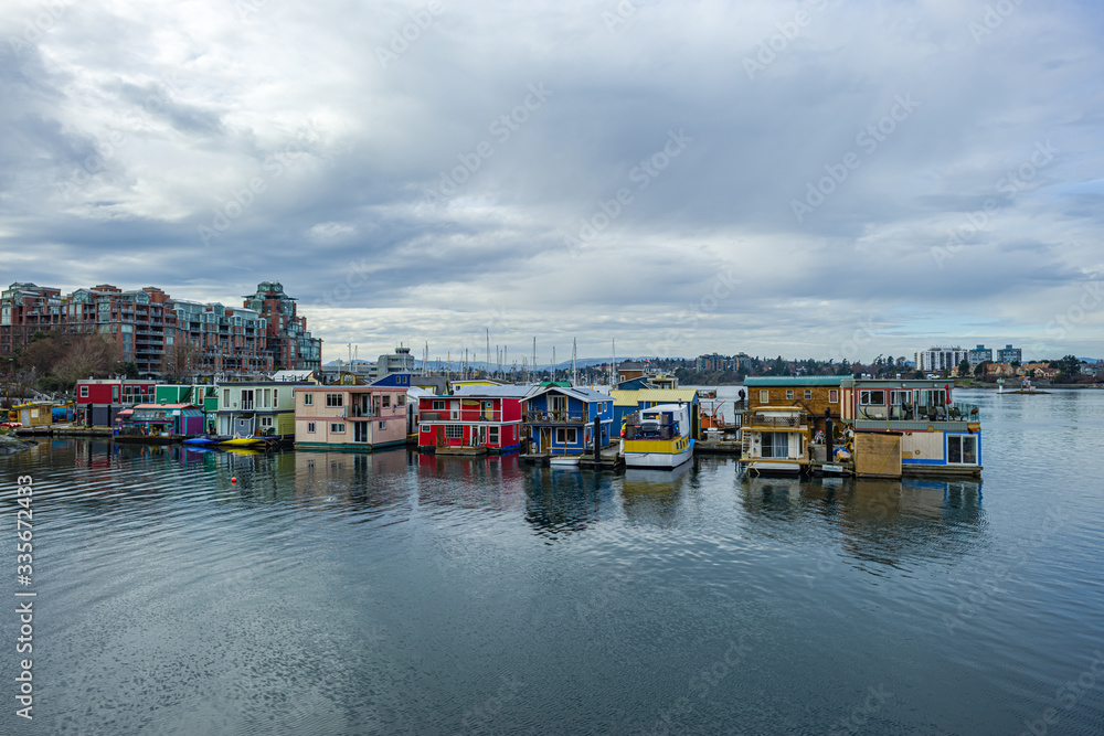Fisherman's Wharf with its Array of Float Homes