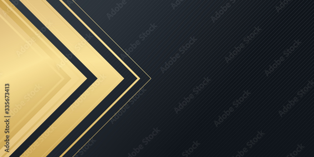 Modern abstract light gold dark black background vector. Elegant concept design with golden line for presentation background. Modern abstract light gold dark black background vector. Elegant concept design with golden line for presentation background.