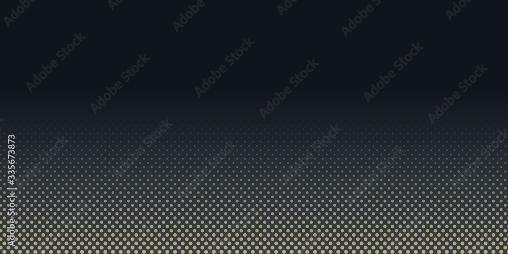 Naklejka premium Abstract gold triangle shapes and luxury pattern background for presentation design
