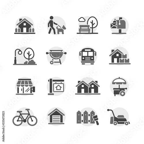 Real Estate and Homes icons