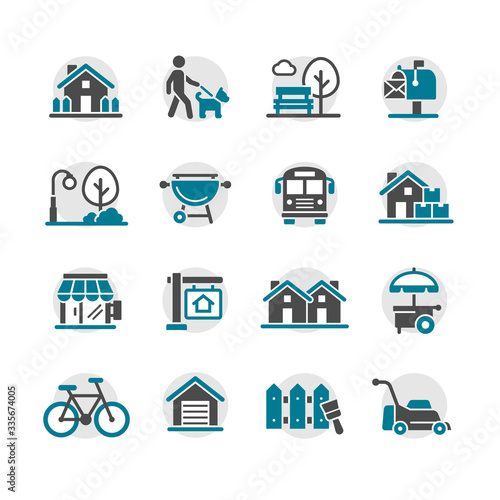Real Estate and Homes icons