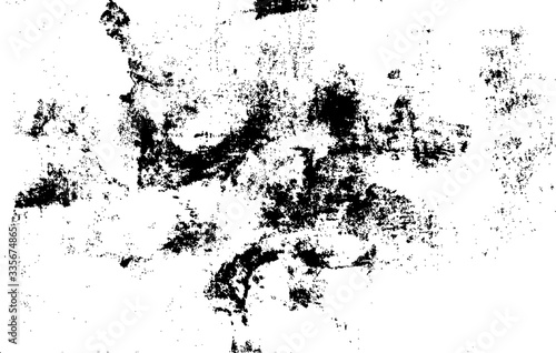 Grunge Ink Vector Texture On Paper Black Print 9