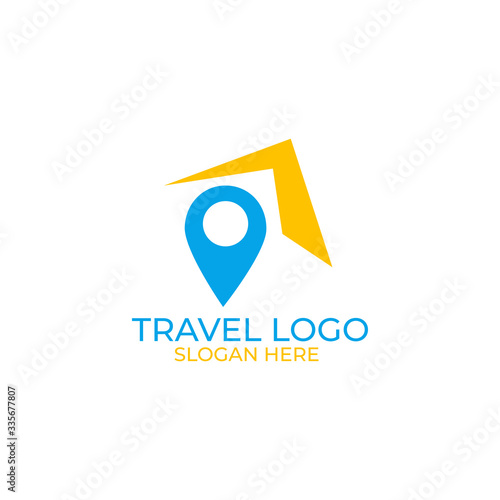 Free Download Booking plane logo templates.airplane logo.travel logo template. - GFXLoad