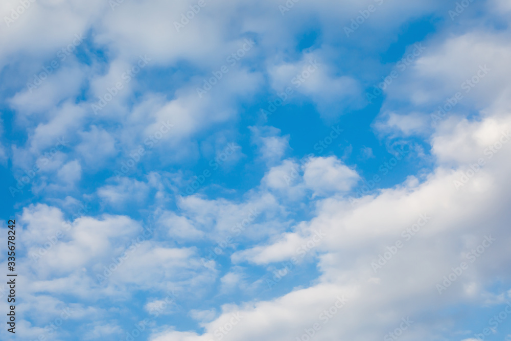 Clouds close the blue sky. concept of weather deterioration, obstacles Clouds close the blue sky. concept of weather deterioration, obstacles