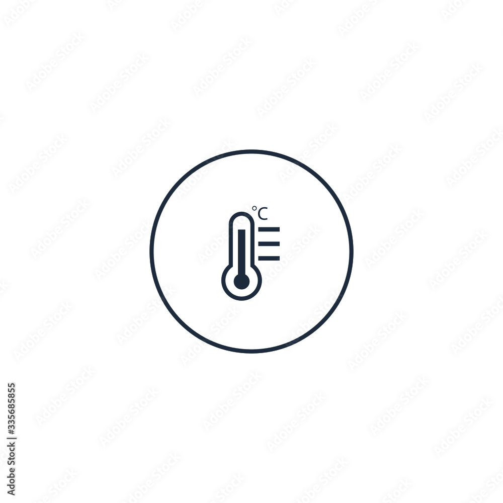temperature  Simple icon