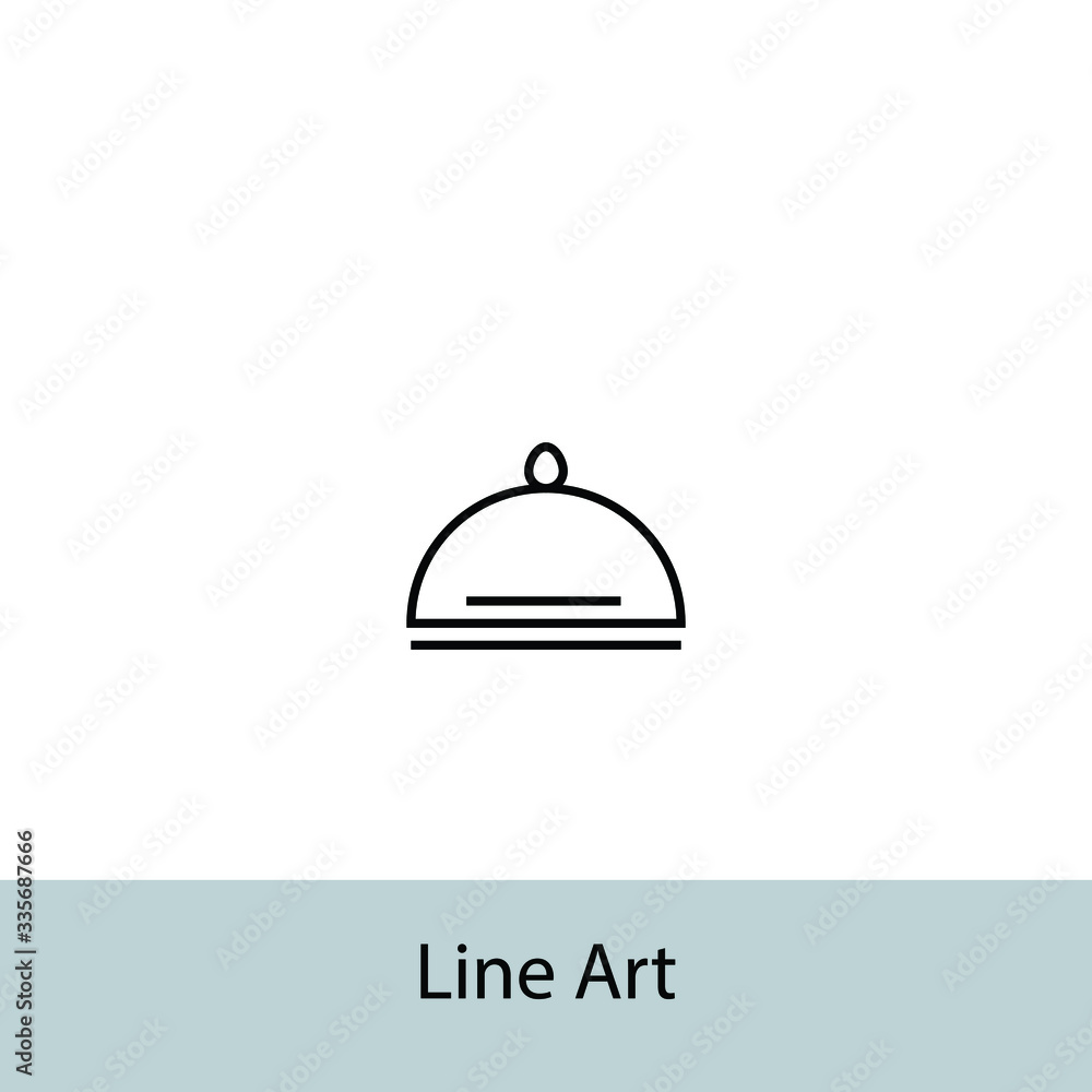 cutlery Line art icon cutlery Line art icon