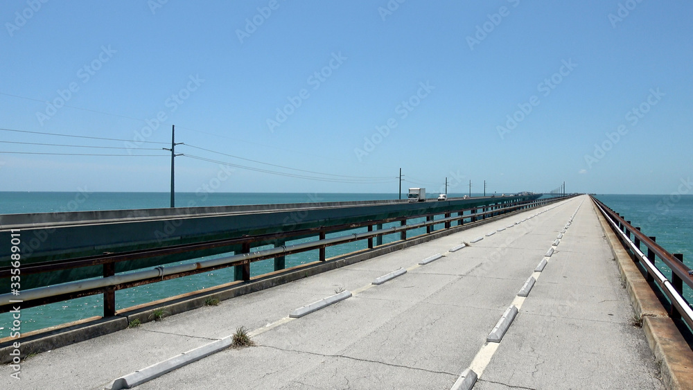 The Bridges conneting the Keys in South FLORIDA