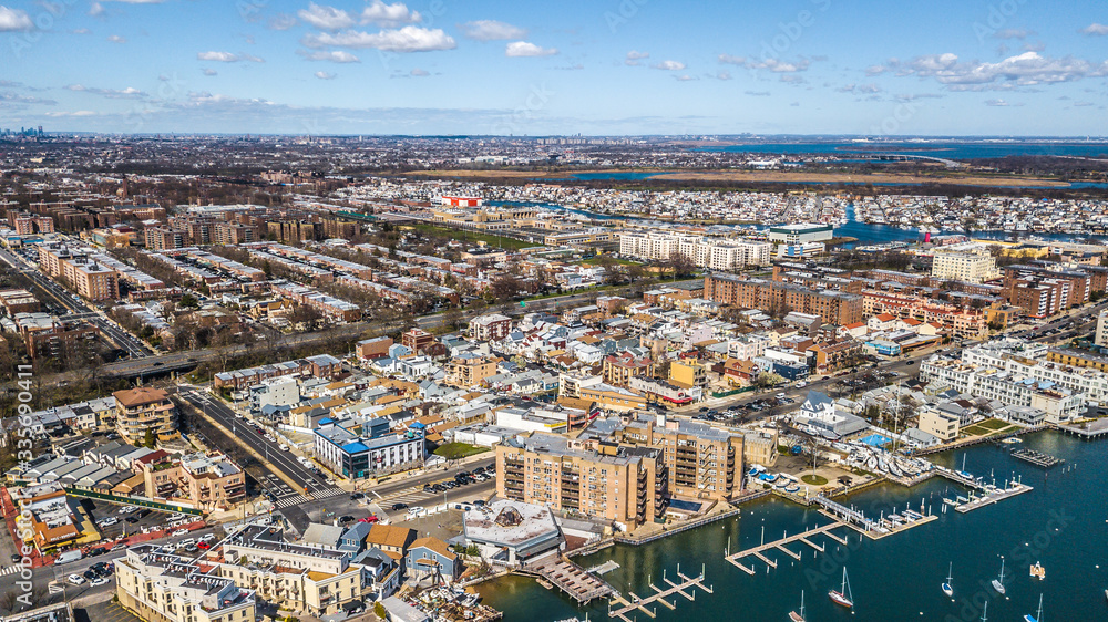 Aerial Images of Sheepshead Bay Brooklyn