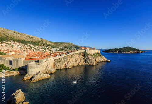 View of Dubrovnik old town, Croatia