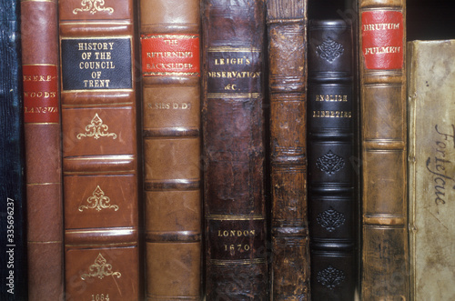 Antique first edition book collection photo