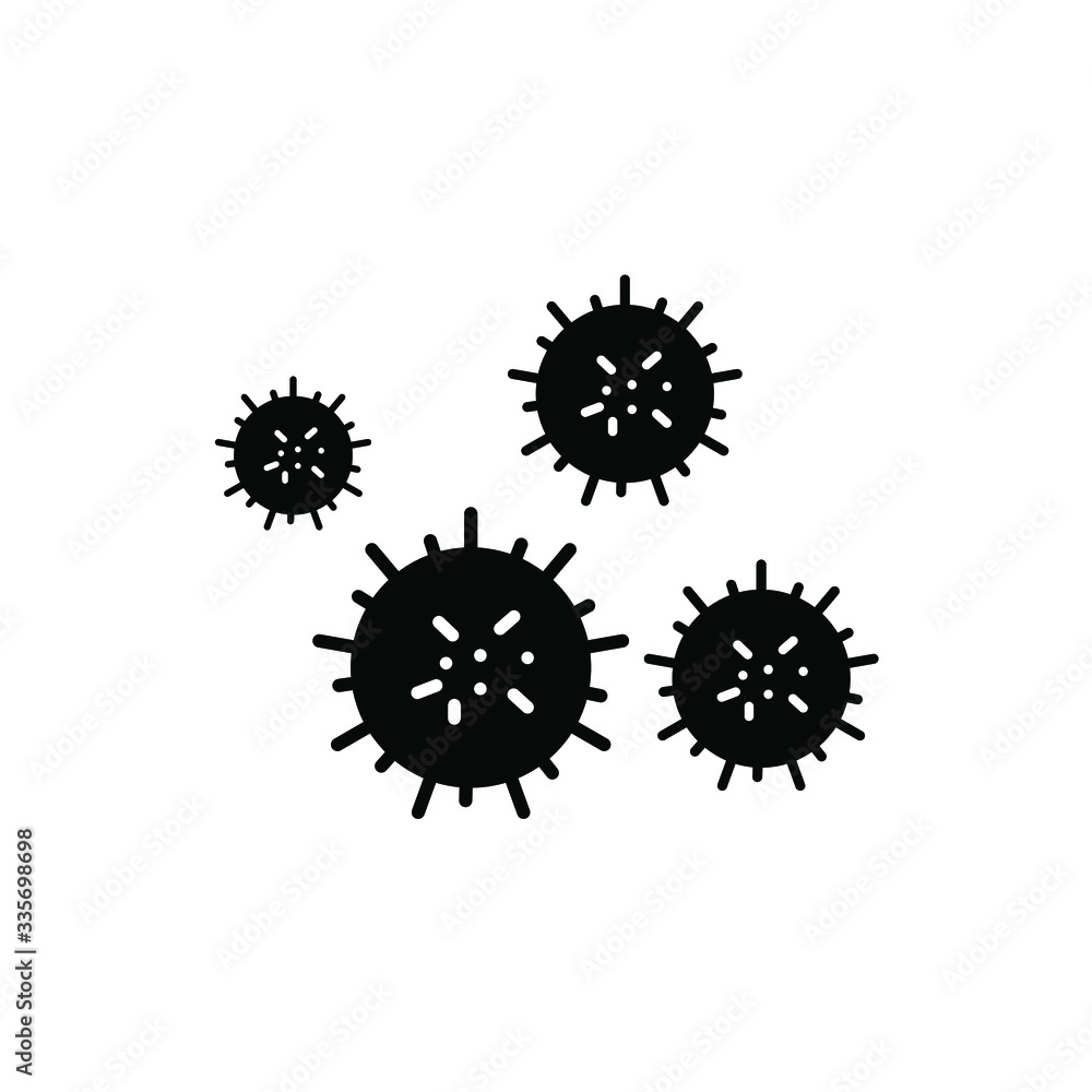 Virus icon template Virus icon template