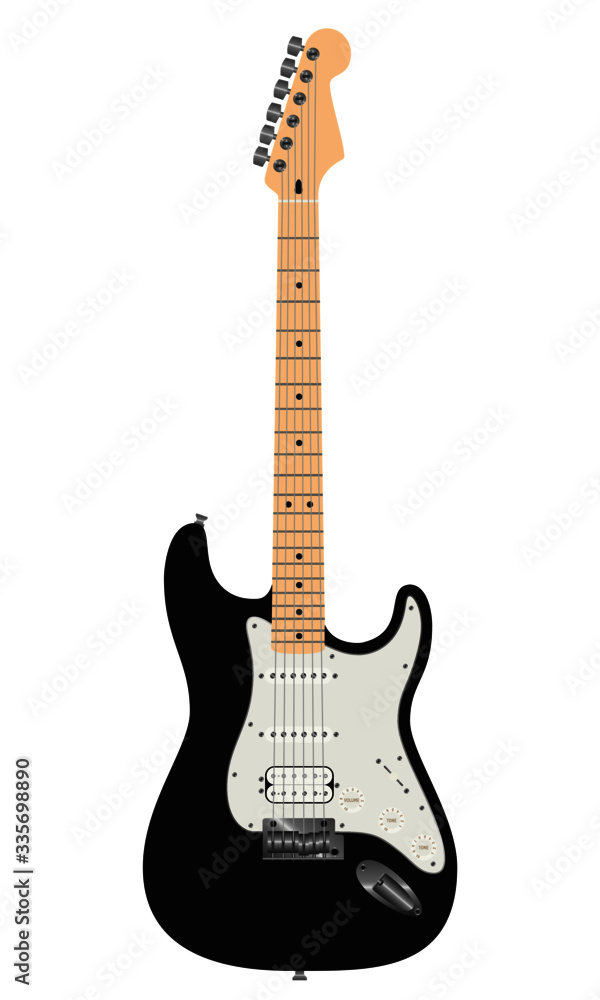 Electric Guitar with Customizable Colors