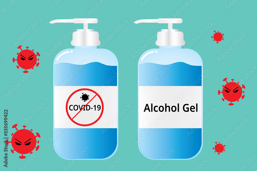 Hand wash gel, Alcohol Gel bottle design, Anti Corona virus, COVID-19 Hand wash gel, Alcohol Gel bottle design, Anti Corona virus, COVID-19