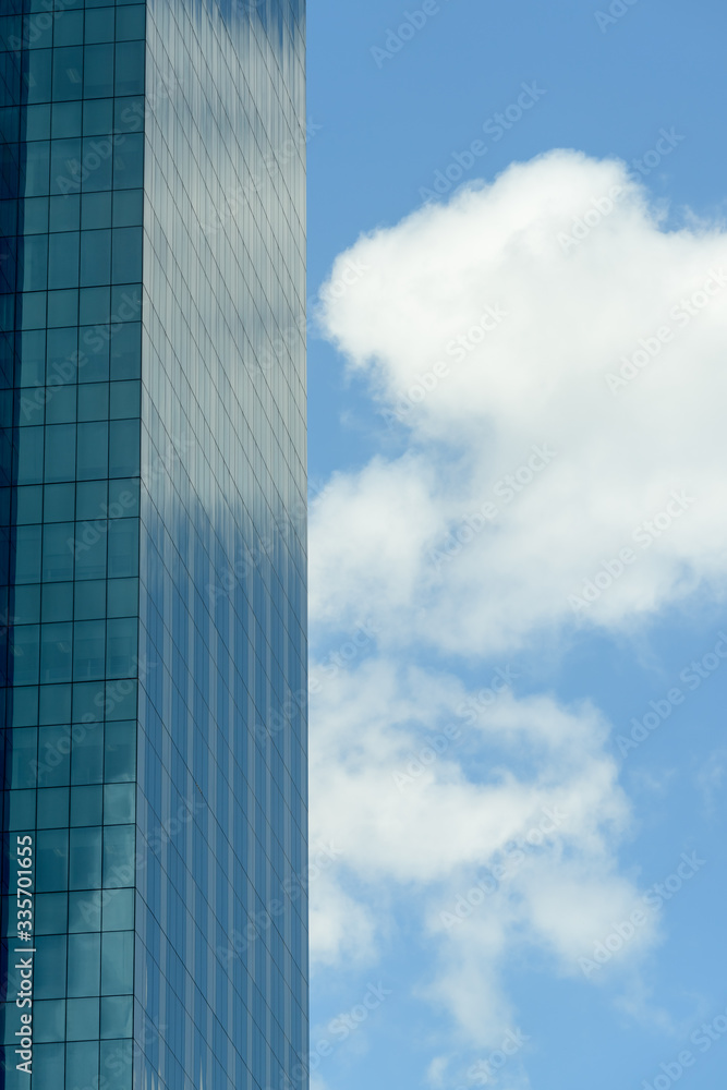 Modern high rise office and residential buildings Modern high rise office and residential buildings