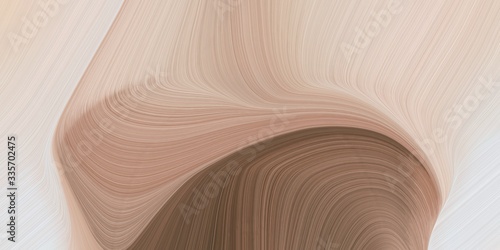 graphic design background with modern soft curvy waves background design with pastel gray, pastel brown and rosy brown color. can be used as card, wallpaper or background texture