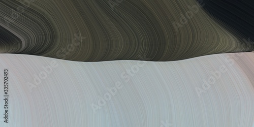 graphic design background with smooth swirl waves background design with dark gray, dark slate gray and dim gray color. can be used as card, wallpaper or background texture