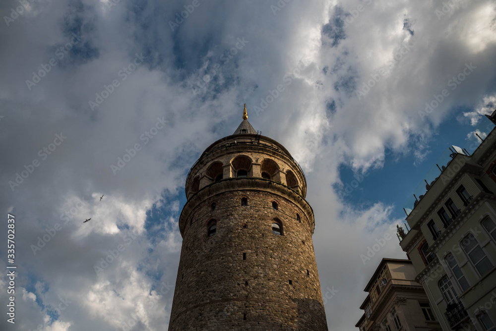 Fototapeta premium Torre de Galata en Estambul, Turquia 