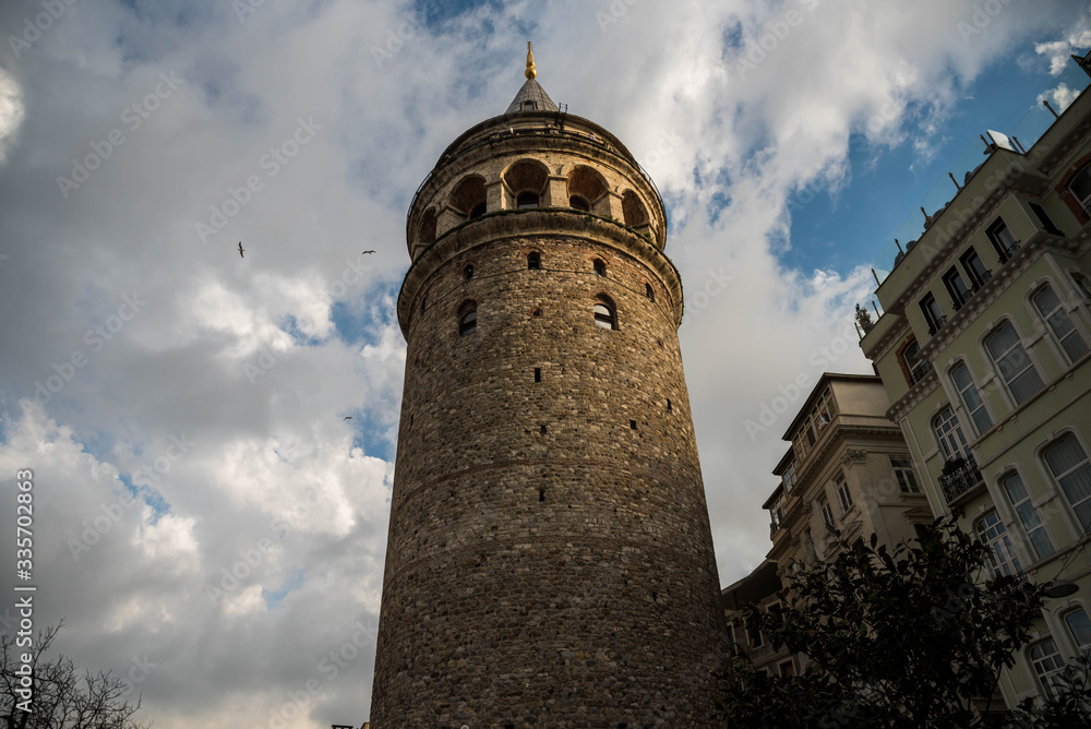 Torre de Galata en Estambul, Turquia 