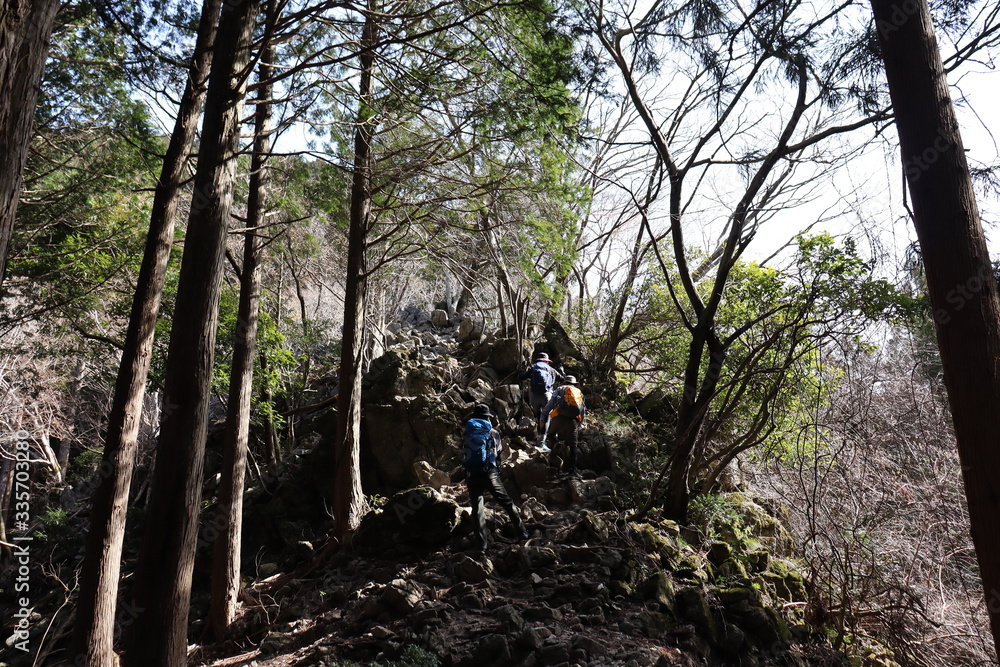 Naklejka premium 竜ヶ岳 日本 景色 登山