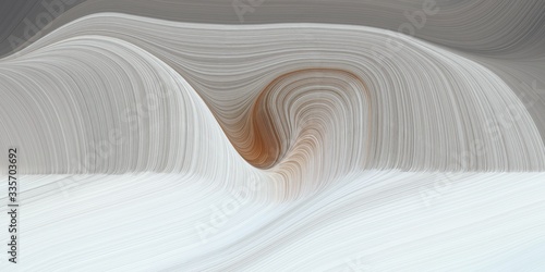 Fototapeta Naklejka Na Ścianę i Meble -  graphic design background with modern waves background design with light gray, gray gray and pastel brown color. can be used as card, wallpaper or background texture