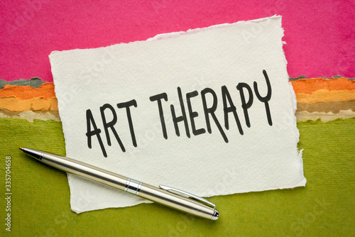 Canvas-taulu art therapy concept