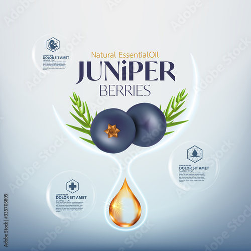 Juniper Berry  Essential Oils for skincare 