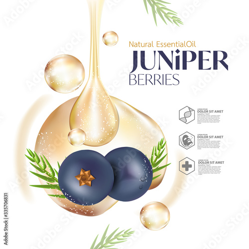 Juniper Berry  Essential Oils for skincare 