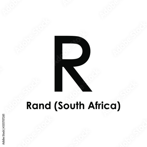 Rand currency symbol