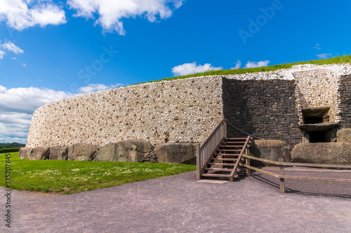 UNESCO World Heritage Site at Newgrange in Ireland photo