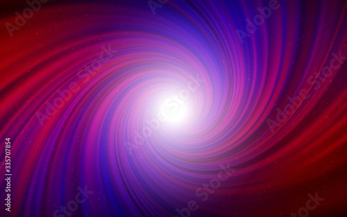 Dark Blue, Red vector texture with milky way stars. Space stars on blurred abstract background with gradient. Pattern for astronomy websites.