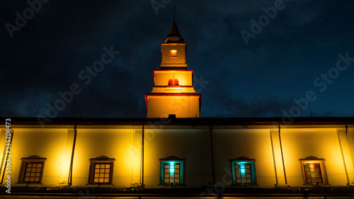 night view of the monserrate church