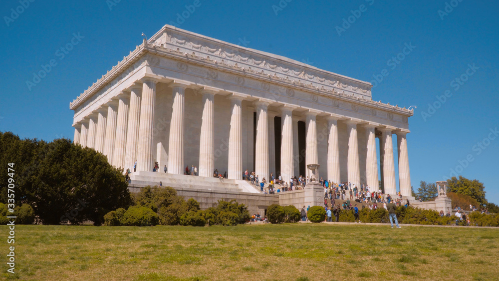 Famous landmark in Washington DC - The Lincoln Memorial