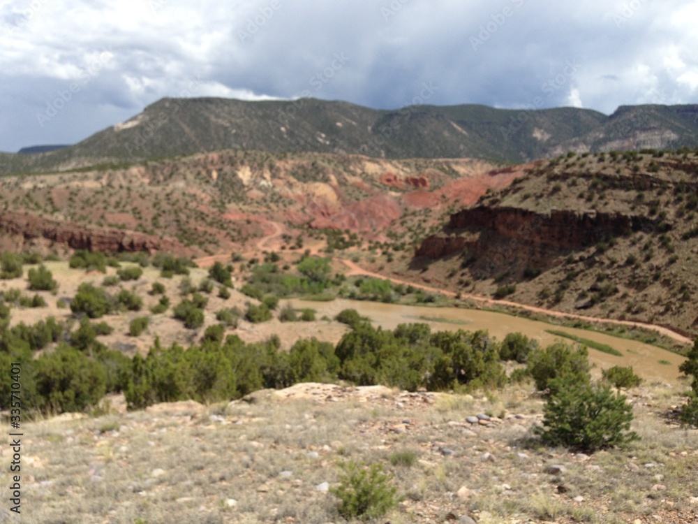 Abiquiu Reservoir, Rio Chama, Red Rocks, New Mexico Abiquiu Reservoir, Rio Chama, Red Rocks, New Mexico