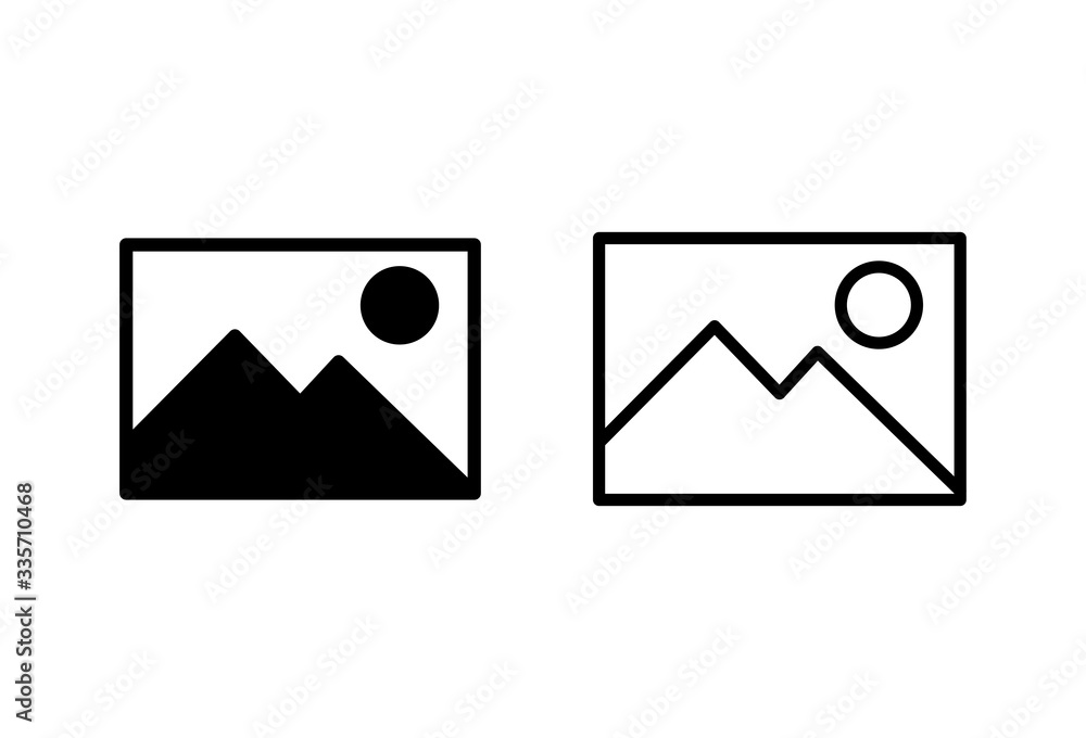 Picture icons set. Picture vector icon. photo gallery icon vector Picture icons set. Picture vector icon. photo gallery icon vector