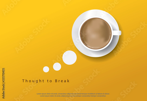 Coffee Poster Advertisement Flayers Vector Illustration
