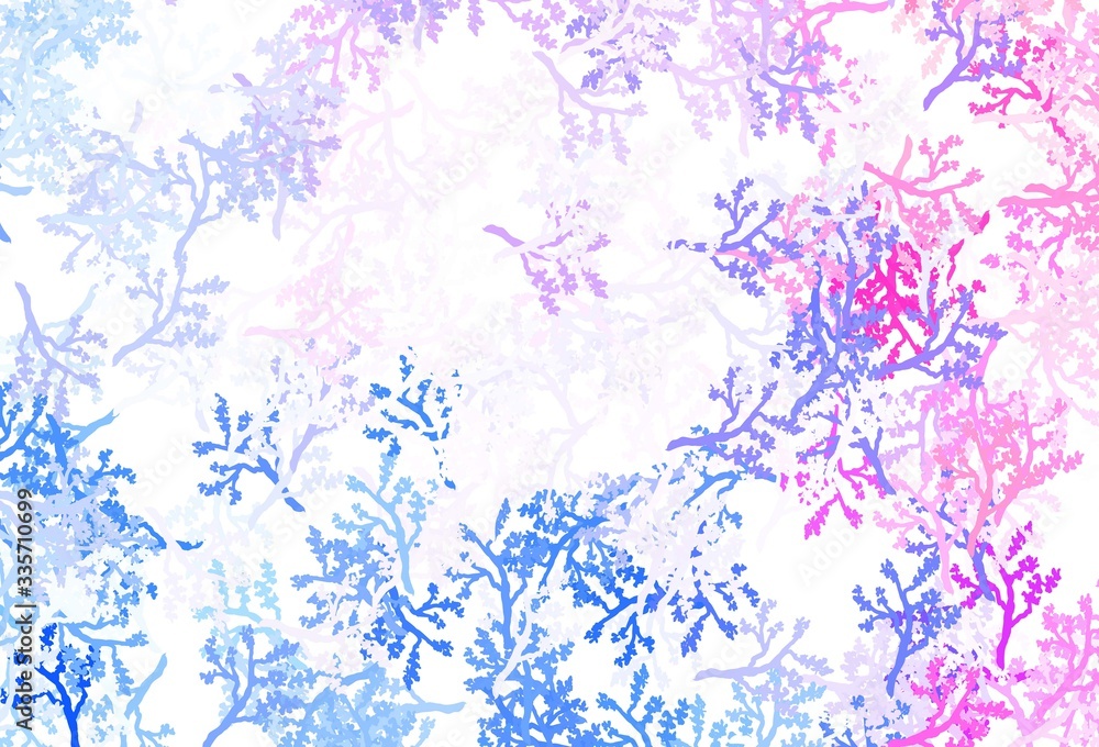Light Blue, Red vector elegant wallpaper with sakura. Light Blue, Red vector elegant wallpaper with sakura.