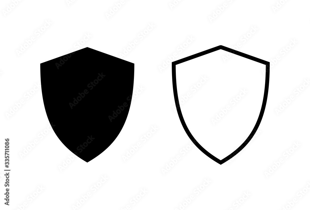 Shield vector icons set. Protection icon vector. Security vector icon Shield vector icons set. Protection icon vector. Security vector icon