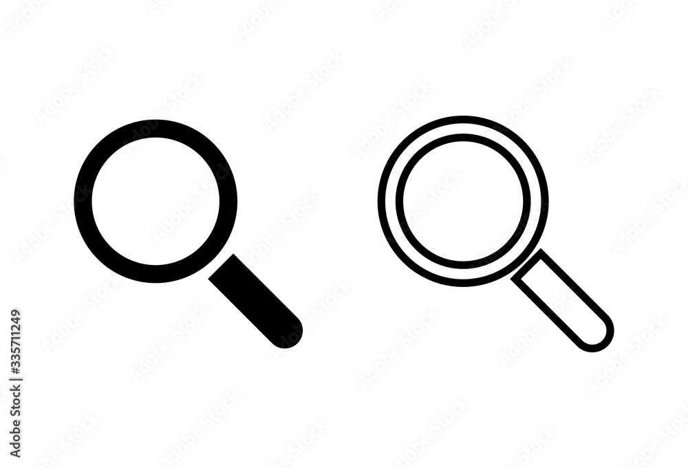 Search icons set. Glass vector icon. search magnifying glass icon. Find Search icons set. Glass vector icon. search magnifying glass icon. Find