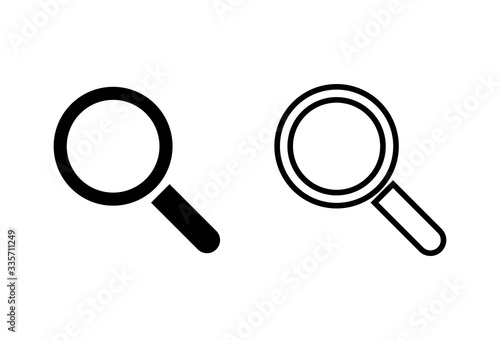 Search icons set. Glass vector icon. search magnifying glass icon. Find
