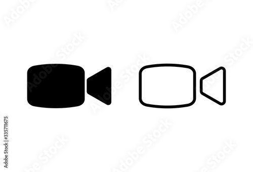 Video camera icons set. Video camera vector icon. Camera Icons. Movie Sign. Cinema